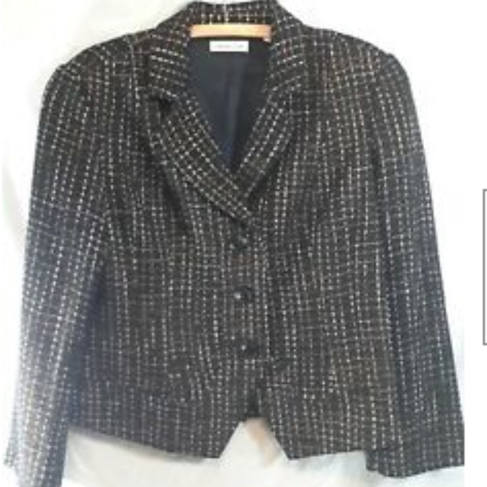 Coldwater Creek Womens Black Blazer Jacket Size 12